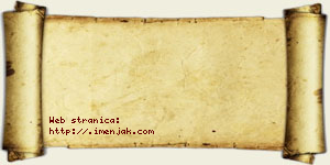 Anđela Bošković vizit kartica